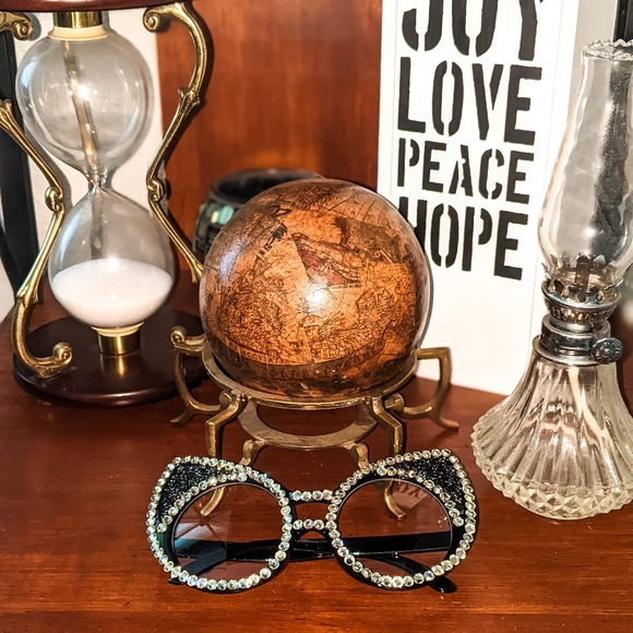 Rhinestone Encrusted Black Glasses | Bedazzled Novelty Glasses All Pairs NWOT - Picture 4 of 8